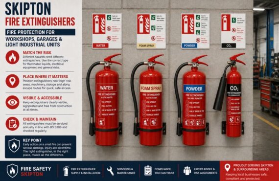 Skipton Fire Extinguishers for Workshops: Fire Protection for Workshops, Garages and Light Industrial Units