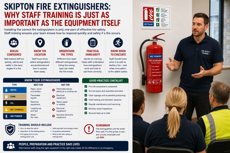 Skipton Fire Extinguishers: Why Staff Training Is Just as Important as the Equipment Itself