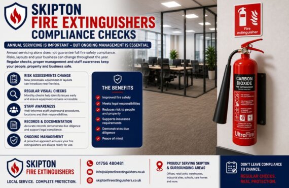 Skipton Fire Extinguishers: Why Annual Servicing Alone Does Not Guarantee Fire Safety Compliance